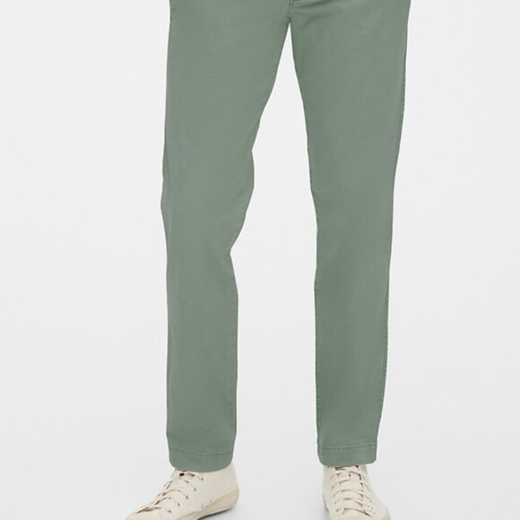 Gap Men's Skinny Performance Pants in Spring Olive 30x30 - Picture 1 of 3